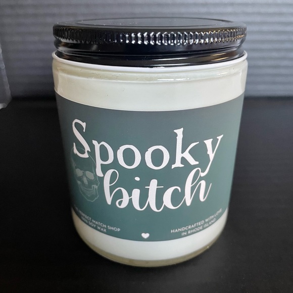 Other - New! Spooky “B” Candle. Scent is Pumpkin Caramel.
